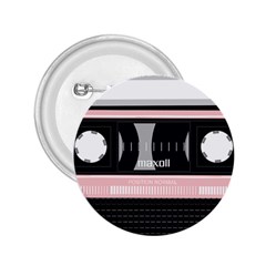 Pink Compact Cassette 2 25  Buttons by snowwhitegirl