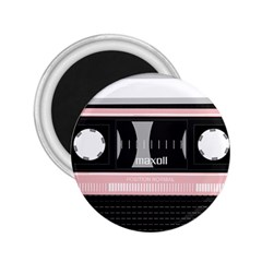 Pink Compact Cassette 2 25  Magnets by snowwhitegirl