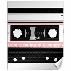 Pink Compact Cassette Canvas 16  X 20  by snowwhitegirl