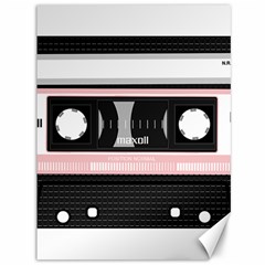 Pink Compact Cassette Canvas 36  X 48  by snowwhitegirl