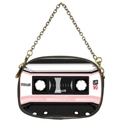 Pink Compact Cassette Chain Purse (two Sides) by snowwhitegirl