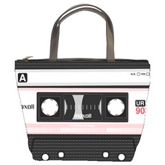 Pink Compact Cassette Bucket Bag by snowwhitegirl