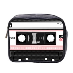 Pink Compact Cassette Mini Toiletries Bag (two Sides) by snowwhitegirl