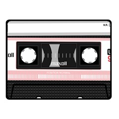 Pink Compact Cassette Fleece Blanket (small) by snowwhitegirl