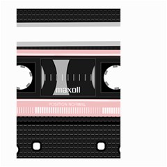 Pink Compact Cassette Small Garden Flag (two Sides) by snowwhitegirl