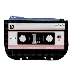 Pink Compact Cassette Large Coin Purse by snowwhitegirl