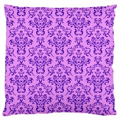 Victorian Violet Large Flano Cushion Case (two Sides) by snowwhitegirl