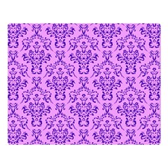 Victorian Violet Double Sided Flano Blanket (large)  by snowwhitegirl