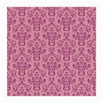 Victorian Pink Ornamental Medium Glasses Cloth (2-Side) Front