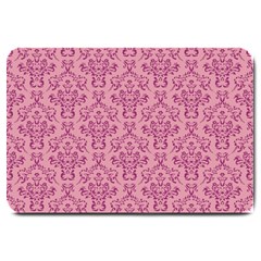 Victorian Pink Ornamental Large Doormat  by snowwhitegirl