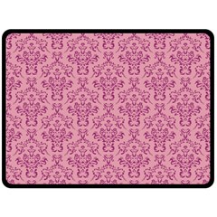 Victorian Pink Ornamental Fleece Blanket (large)  by snowwhitegirl