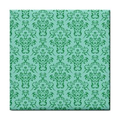 Victorian Teal Ornamental Tile Coasters by snowwhitegirl