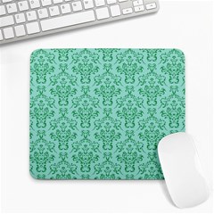 Victorian Teal Ornamental Large Mousepads