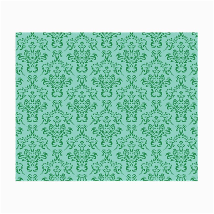 Victorian Teal Ornamental Small Glasses Cloth