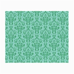 Victorian Teal Ornamental Small Glasses Cloth (2-side) by snowwhitegirl