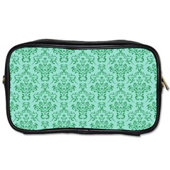 Victorian Teal Ornamental Toiletries Bag (Two Sides)