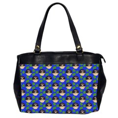 Frida Blue Oversize Office Handbag (2 Sides) by snowwhitegirl