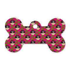 Frida Pink Dog Tag Bone (two Sides) by snowwhitegirl