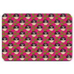 Frida Pink Large Doormat  by snowwhitegirl