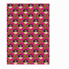 Frida Pink Large Garden Flag (two Sides) by snowwhitegirl