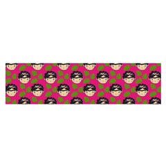 Frida Pink Satin Scarf (oblong) by snowwhitegirl