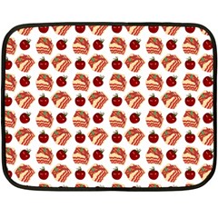 Pasta Pattern Double Sided Fleece Blanket (mini)  by snowwhitegirl