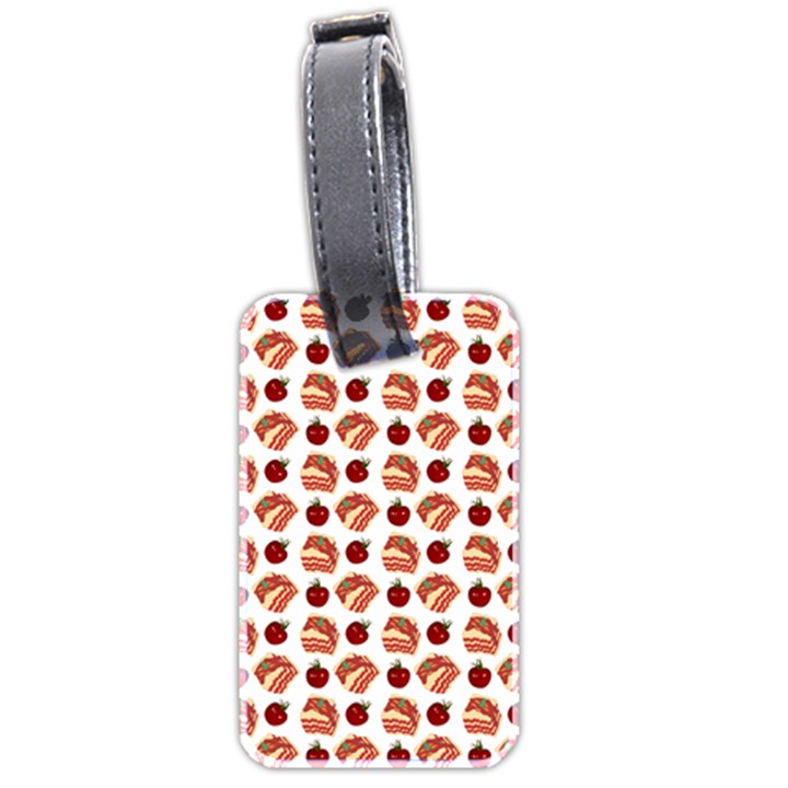 Pasta Pattern Luggage Tags (Two Sides)