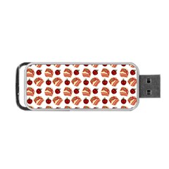 Pasta Pattern Portable Usb Flash (two Sides) by snowwhitegirl