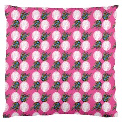 Pink Bride Large Cushion Case (two Sides) by snowwhitegirl