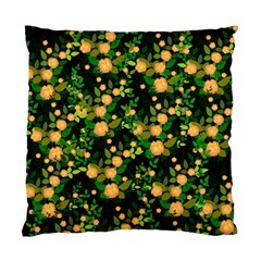 Peach Roses Standard Cushion Case (one Side) by snowwhitegirl