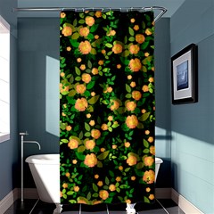 Peach Roses Shower Curtain 36  X 72  (stall)  by snowwhitegirl