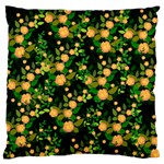 Peach Roses Large Cushion Case (Two Sides) Front