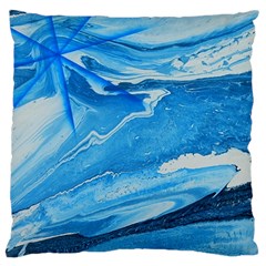 Star Light Large Flano Cushion Case (two Sides) by WILLBIRDWELL