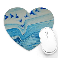 Space Bend Heart Mousepads by WILLBIRDWELL