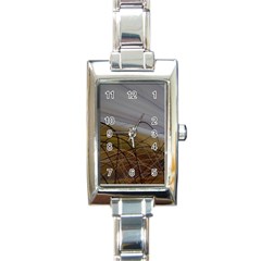 Static Rectangle Italian Charm Watch by WILLBIRDWELL