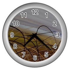 Static Wall Clock (silver) by WILLBIRDWELL