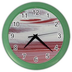 Mars Color Wall Clock by WILLBIRDWELL