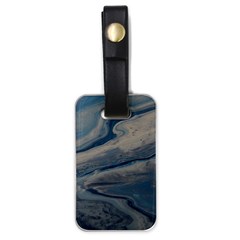 Blue Ice 2 Luggage Tags (one Side)  by WILLBIRDWELL