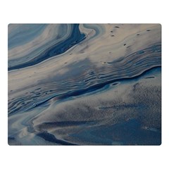 Blue Ice 2 Double Sided Flano Blanket (large)  by WILLBIRDWELL