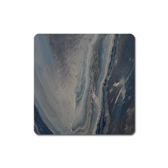 Blue Ice Square Magnet by WILLBIRDWELL