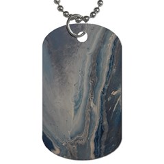 Blue Ice Dog Tag (two Sides) by WILLBIRDWELL