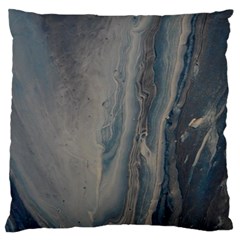 Blue Ice Large Cushion Case (one Side) by WILLBIRDWELL