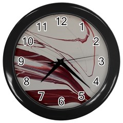 Wine Wall Clock (black) by WILLBIRDWELL