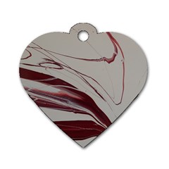 Wine Dog Tag Heart (one Side) by WILLBIRDWELL