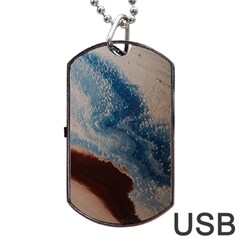 Desert Sky Dog Tag Usb Flash (two Sides) by WILLBIRDWELL