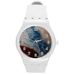 Desert Sky Round Plastic Sport Watch (m) by WILLBIRDWELL