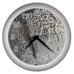 Shadow Wall Clock (silver) by WILLBIRDWELL