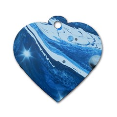 Star Maker Dog Tag Heart (two Sides) by WILLBIRDWELL