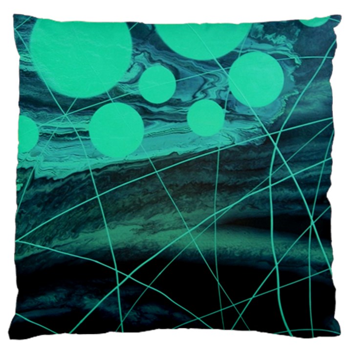 NEON BUBBLES Large Cushion Case (Two Sides)