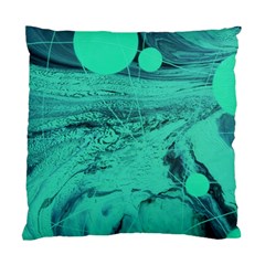 Neon Bubbles 2 Standard Cushion Case (one Side) by WILLBIRDWELL